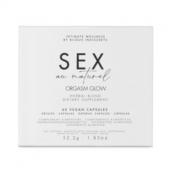Натуральная пищевая добавка для повышения либидо Bijoux Indiscrets Sex au Naturel — Orgasm Glow