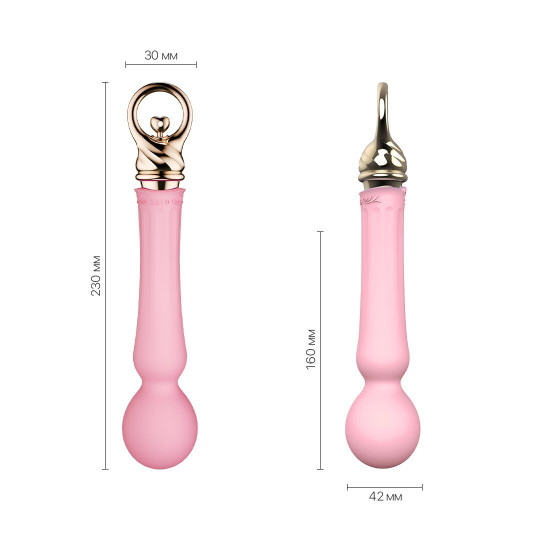 Вибромассажер с подогревом Zalo Sweet Magic - Confidence Wand Fairy Pink