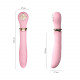 Пульсатор с подогревом Zalo Sweet Magic - Desire Fairy Pink, турбо режим