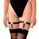 Гартеры для чулок из натуральной кожи Art of Sex Paula (2 шт.)