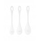 Набір йоні намистин Satisfyer Yoni Power 1 White, діаметр 2-2,5-3см, вага 22-46-74гр