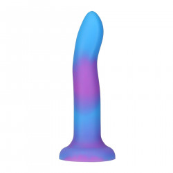 Фалоімітатор, що світиться в темряві, ADDICTION Rave 8″ Glow in the Dark Dildo Blue Purple, 20,3 см