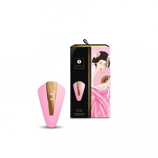 Клиторальный вибратор Shunga Obi Light Pink