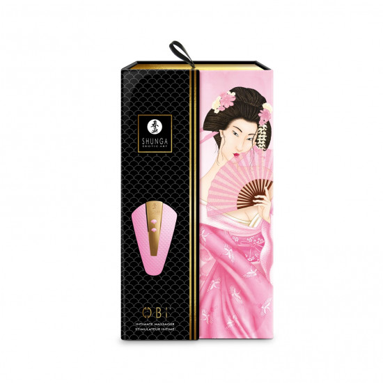 Клиторальный вибратор Shunga Obi Light Pink