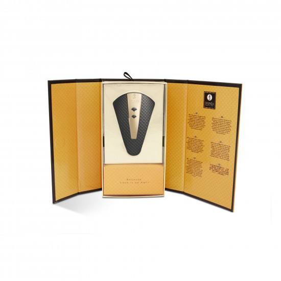 Клиторальный вибратор Shunga Obi Black