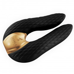 Вібратор для клітора Shunga Aiko Black, гнучкі кінчики