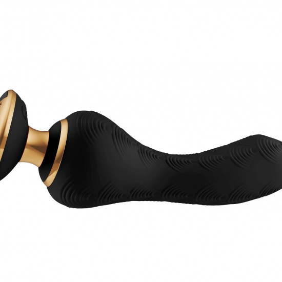 Вибратор для точки G Shunga Sanya Black, гибкий ствол