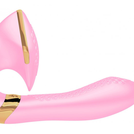 Вагинально-клиторальный вибратор Shunga Soyo Light Pink