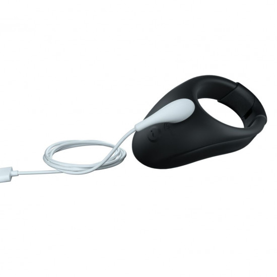 Эрекционное смарт-виброкольцо под одежду We-Vibe Bond с регулировкой размера, стимуляция промежности