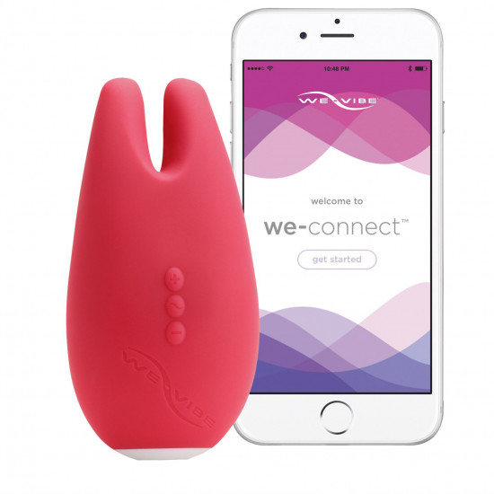 Клиторальный смарт-вибратор Gala by We-Vibe Pink, 2 вибропальчика, 2 мотора, мощные вибрации