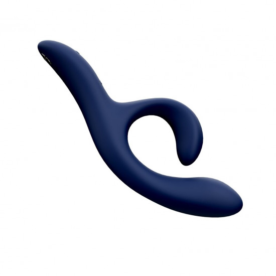 Смарт вибратор-кролик We-Vibe Nova Midnight Blue, эргономичный, регулируемый угол наклона ствола