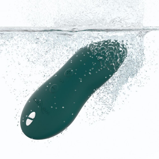 Мощный мини-вибромассажер Touch X Green Velvet by We-Vibe, удобно совмещать с проникающим сексом