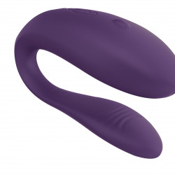 Недорогий вібратор для пар We-Vibe Unite Purple, однокнопковий пульт ДК