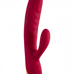 Вібратор-кролик Romp Jazz, гнучкий, особливо м’яка головка, 10 варіантів стимуляції