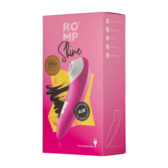 Вакуумный клиторальный стимулятор Romp Shine, 10 уровней интенсивности