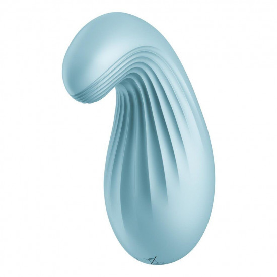 Вибратор Satisfyer Dipping Delight Light Blue, 2 мотора, гибкий кончик