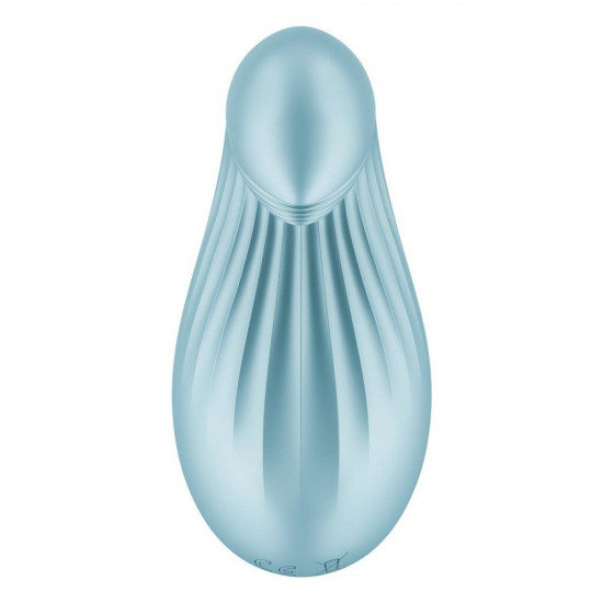 Вибратор Satisfyer Dipping Delight Light Blue, 2 мотора, гибкий кончик