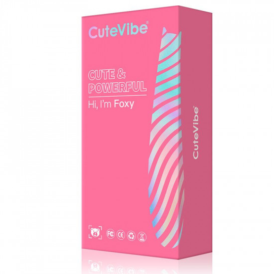 Вакуумный стимулятор с вибрацией CuteVibe Foxy Pink