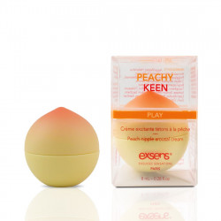 Збуджувальний крем для сосків EXSENS Peachy Keen (8 мл) з олією жожоба та ши, їстівний, без цукру
