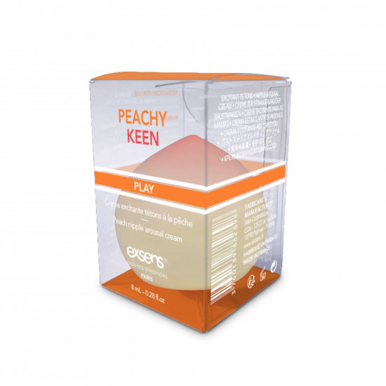 Возбуждающий крем для сосков EXSENS Peachy Keen (8 мл) с маслом жожоба и ши, съедобный, без сахара