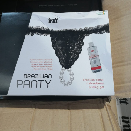 Набір Intt BRAZILIAN PANTY BLACK S-XL (м'ята упаковка!!!)
