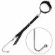 Анальный крюк 1 с ошейником из натуральной кожи Art of Sex - Anal hook, Черный