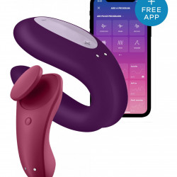 Набір Satisfyer Partner Box 1 (вібратор для пар Double Joy + вібратор у трусики Sexy Secret) (м'ята упаковка!!!)