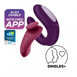 Набір Satisfyer Partner Box 1 (вібратор для пар Double Joy + вібратор у трусики Sexy Secret) (м'ята упаковка!!!)