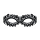 (SALE) Кружевная маска Obsessive A710 mask, единый размер, черная