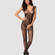 (SALE) Бодистокинг Obsessive Bodystocking F234 S/M/L, абстрактный рисунок, глубокое декольте