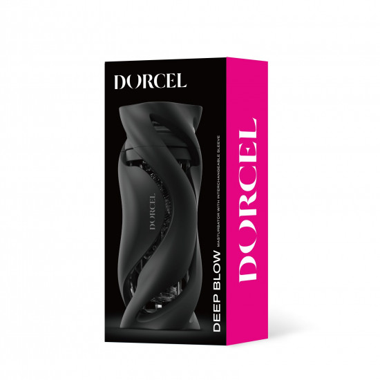 Мастурбатор Dorcel DEEP BLOW BLACK, двойное использование