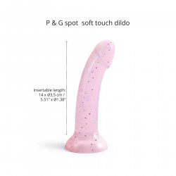 Дилдо з блискітками Love To Love DILDOLLS - STARLIGHT, ультрам’який