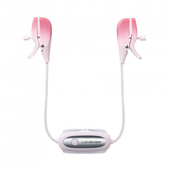 Смарт-вибратор для груди Lovense Gemini, регулировка сжатия соска, можно носить