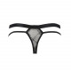 Мужские прозрачные стринги Passion 029 THONG COLLIN L/XL Black, сетка