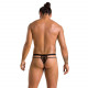 Мужские прозрачные стринги Passion 029 THONG COLLIN L/XL Black, сетка