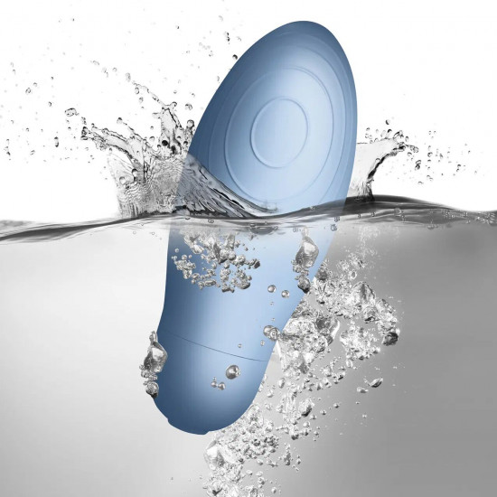 Клиторальный вибратор SugarBoo Blue Bae, работает от батареек (в комплекте)