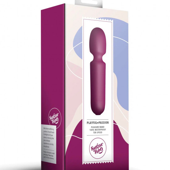 Вибромассажер SugarBoo Playful Passion, небольшой размер, работа от батареек (в комплекте)