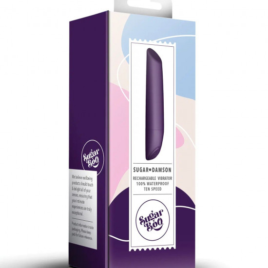 Вибропуля SugarBoo Sugar Damson, перезаряжаемая