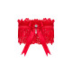 (SALE) Ажурная подвязка Obsessive Amor Cherris garter, red