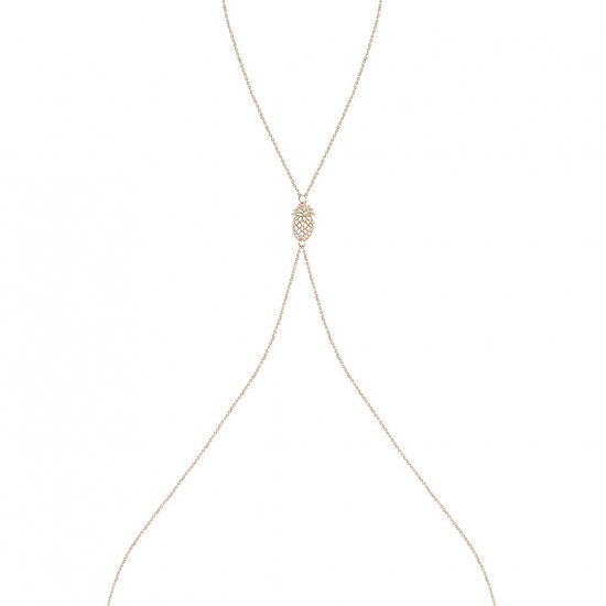 Цепочка для бюста с кулоном-совой Obsessive Bijou 901