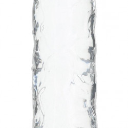 Прозорий фалоімітатор ADDICTION Vertical Dong 8″, присоска, діаметр 3,8 см, віброкуля в подарунок