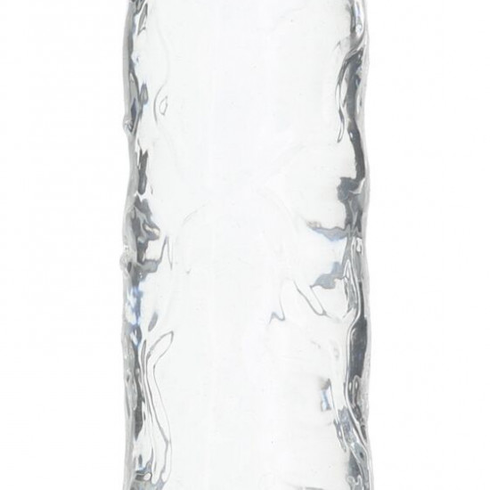 Прозрачный фаллоимитатор ADDICTION Vertical Dong 8″, присоска, диаметр 3,8 см, вибропуля в подарок