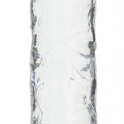 Прозорий фалоімітатор ADDICTION Vertical Dong 8″, присоска, діаметр 3,8 см, віброкуля в подарунок