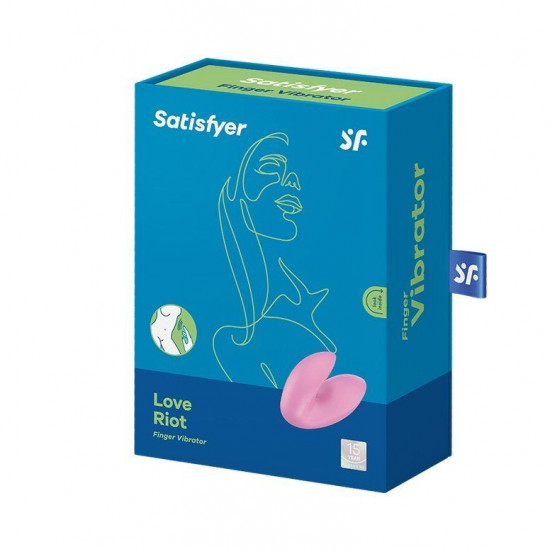Вибратор на палец Satisfyer Love Riot Pink, 12 вариантов использования