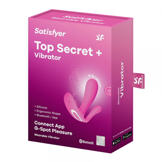 Смарт-вибратор в трусики Satisfyer Top Secret Pink вагинально-клиторальный, 2 мотора