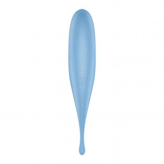 Вибратор для клитора с вакуумной стимуляцией Satisfyer Twirling Pro Blue