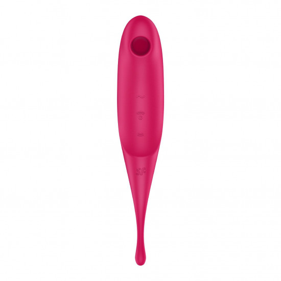 Вибратор для клитора с вакуумной стимуляцией Satisfyer Twirling Pro Red