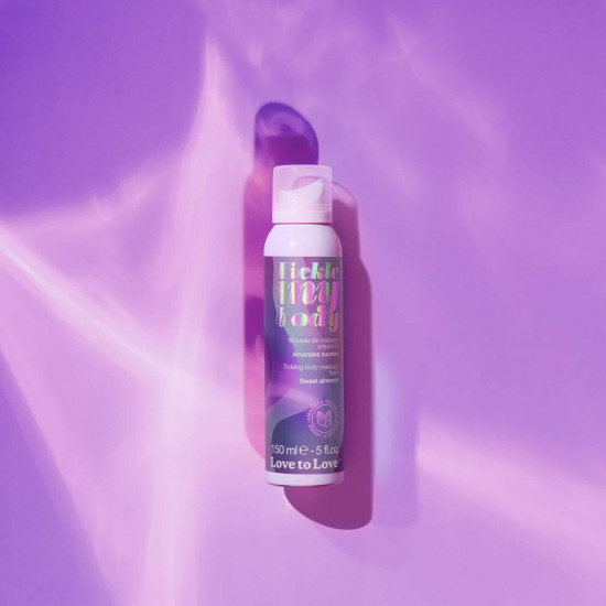 Массажная пена Love To Love Tickle my body Sweet almonds (150 мл), увлажняющая