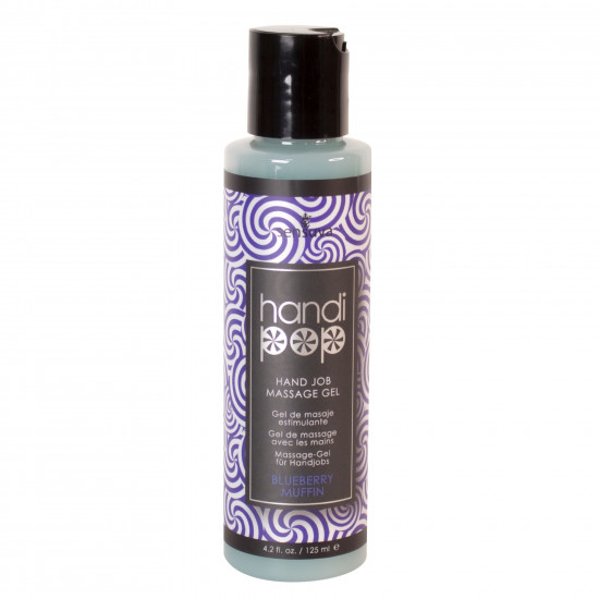 Вкусный гель для изысканных мануальных и оральных ласк Sensuva — Handipop Blueberry Muffin (125 мл)