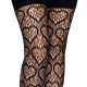 Ажурные чулки с сердечками Leg Avenue Heart Black, one size